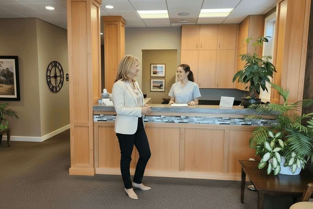 Shumway Dental Behind Front Desk