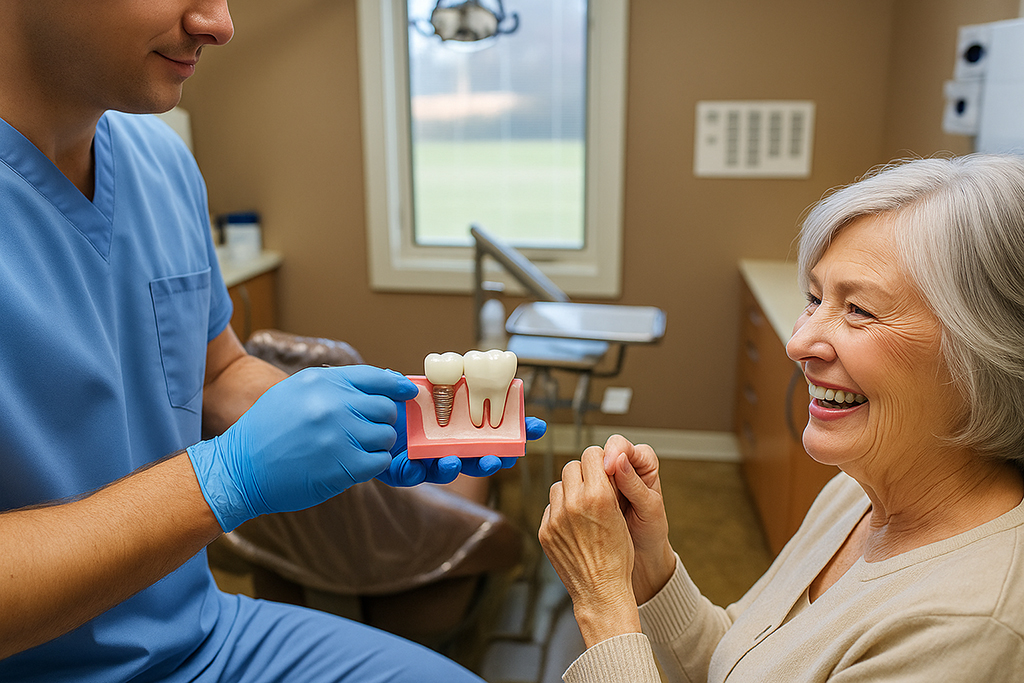 implant-supported denture